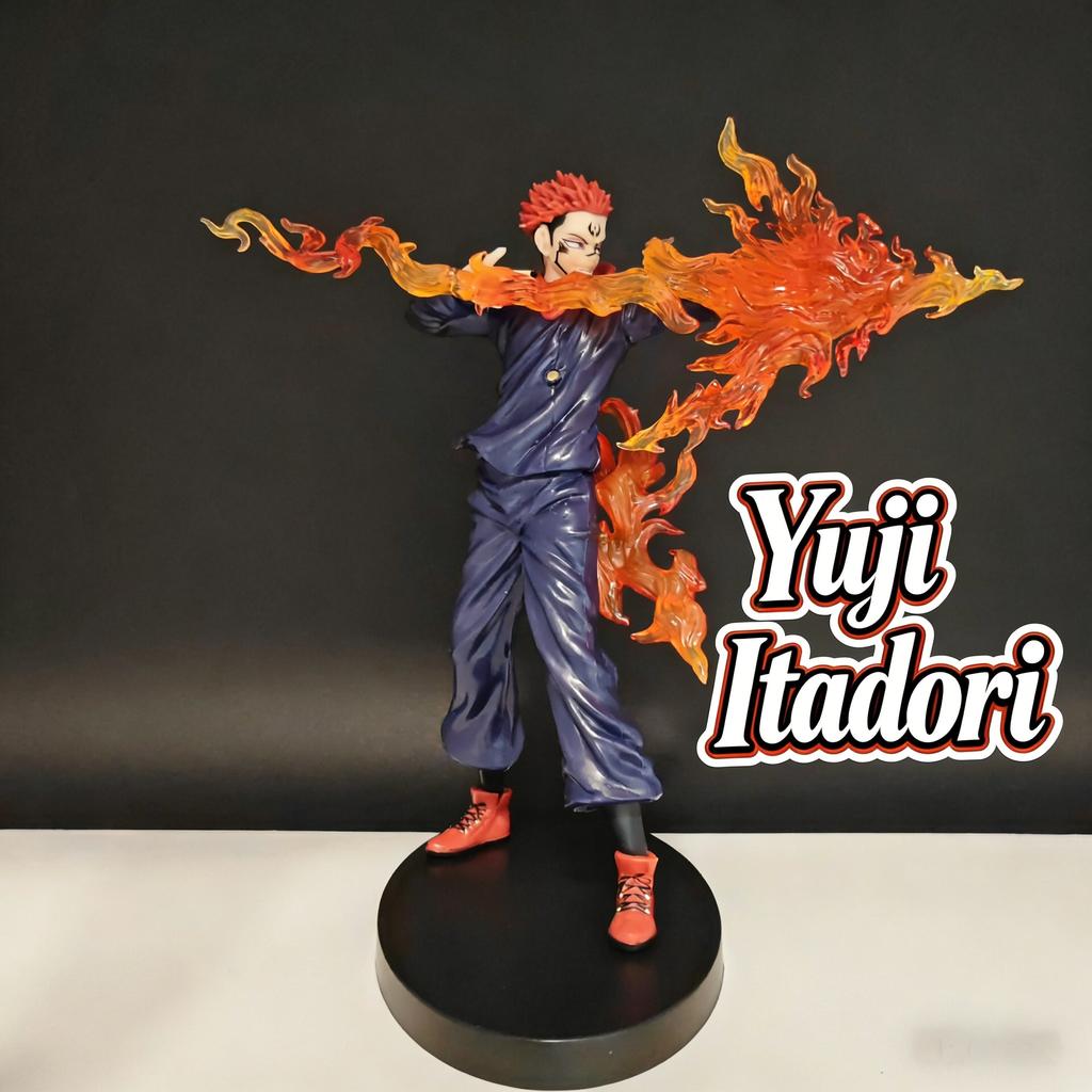 Hot Jujutsu Kaisen Ryomen Sukuna Yuji Itadori Curse King Anime Figure Desktop Decor Pc Case Ornament Collectible Toy Model Gift