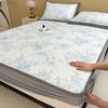 Bed Sheet Style Summer A-class Mother and Baby Grade Cool Bean Soft Mat, Double-sided Jacquard Ice Bean Cool Mat Three Piece Set