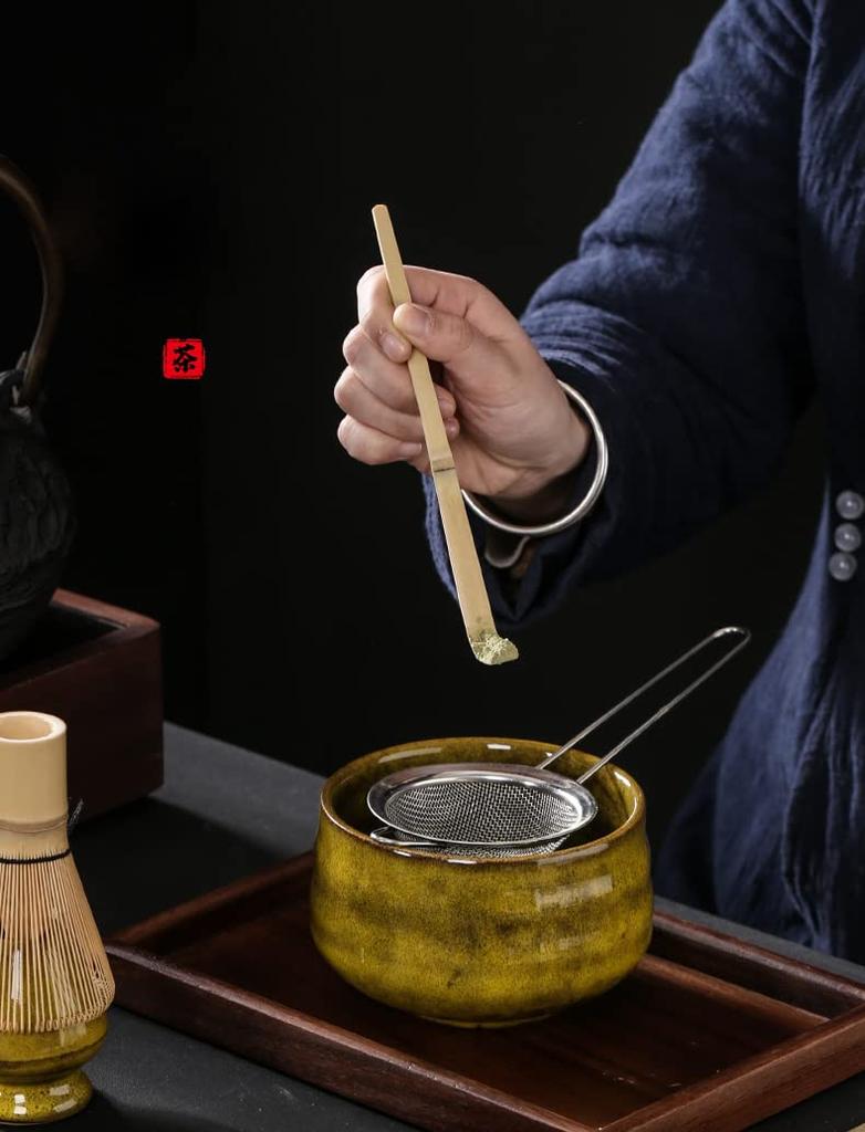 Stylish Matcha Tea Blue Traditional 12cm 8cm 400ml Tea Ceremony Popular Gift for Tea Ceremonies Bowl, Glaze, Kyoto-yaki, Craftsmanship, Ceramic,