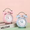 European Metal Clock Creative Mute Children's Electronic Clock New Arc Mute Living Room Clock