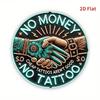 Metal Sign Tattoo Studio Decor Neon Style Art for Shop Wall Display