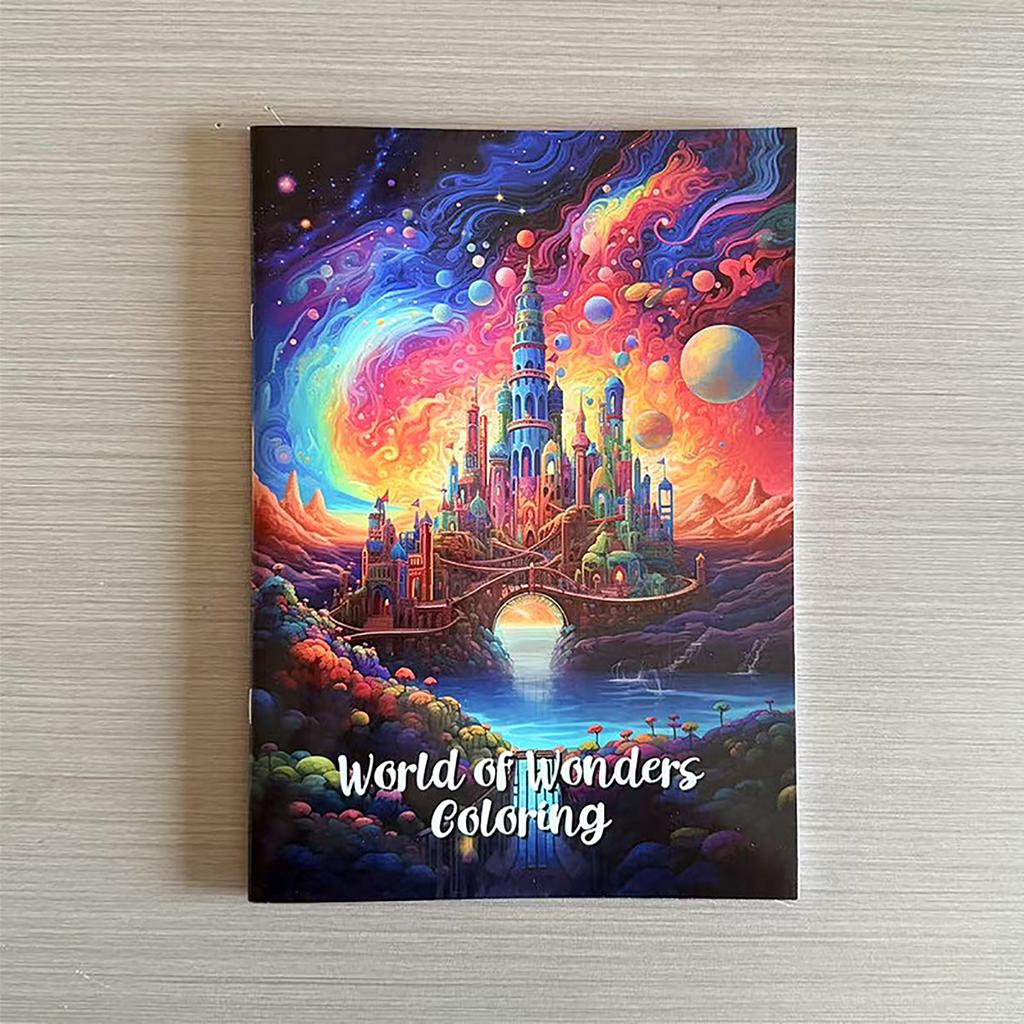 Spooky Cartoon Coloring Book For Teens, Fun And Relaxing Creative Activity Paperback