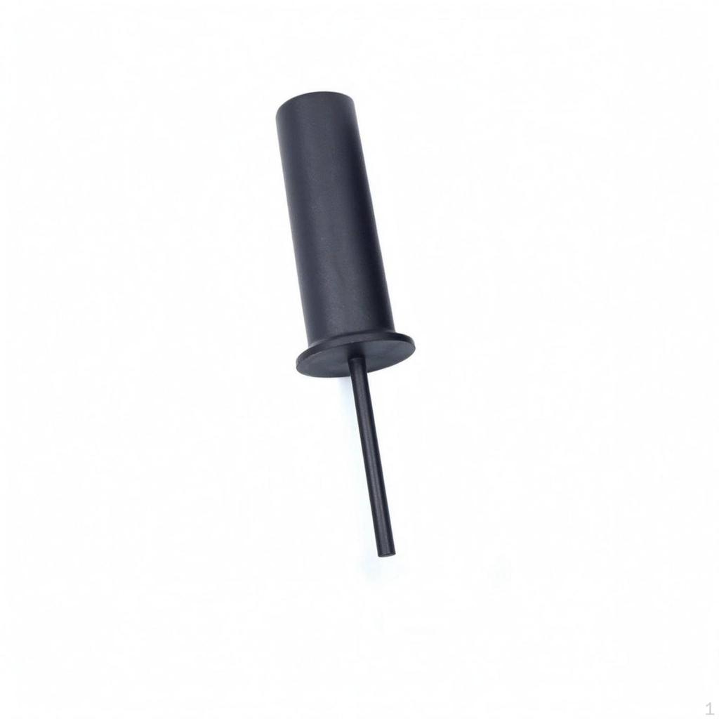 Black Weight Stack Insert Rod Cylindrical Locking Pin Flanged Matte