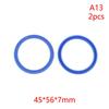 2Pcs PU Hydraulic Oil Seals with Single Lip Radial Shaft for Equipment Repair