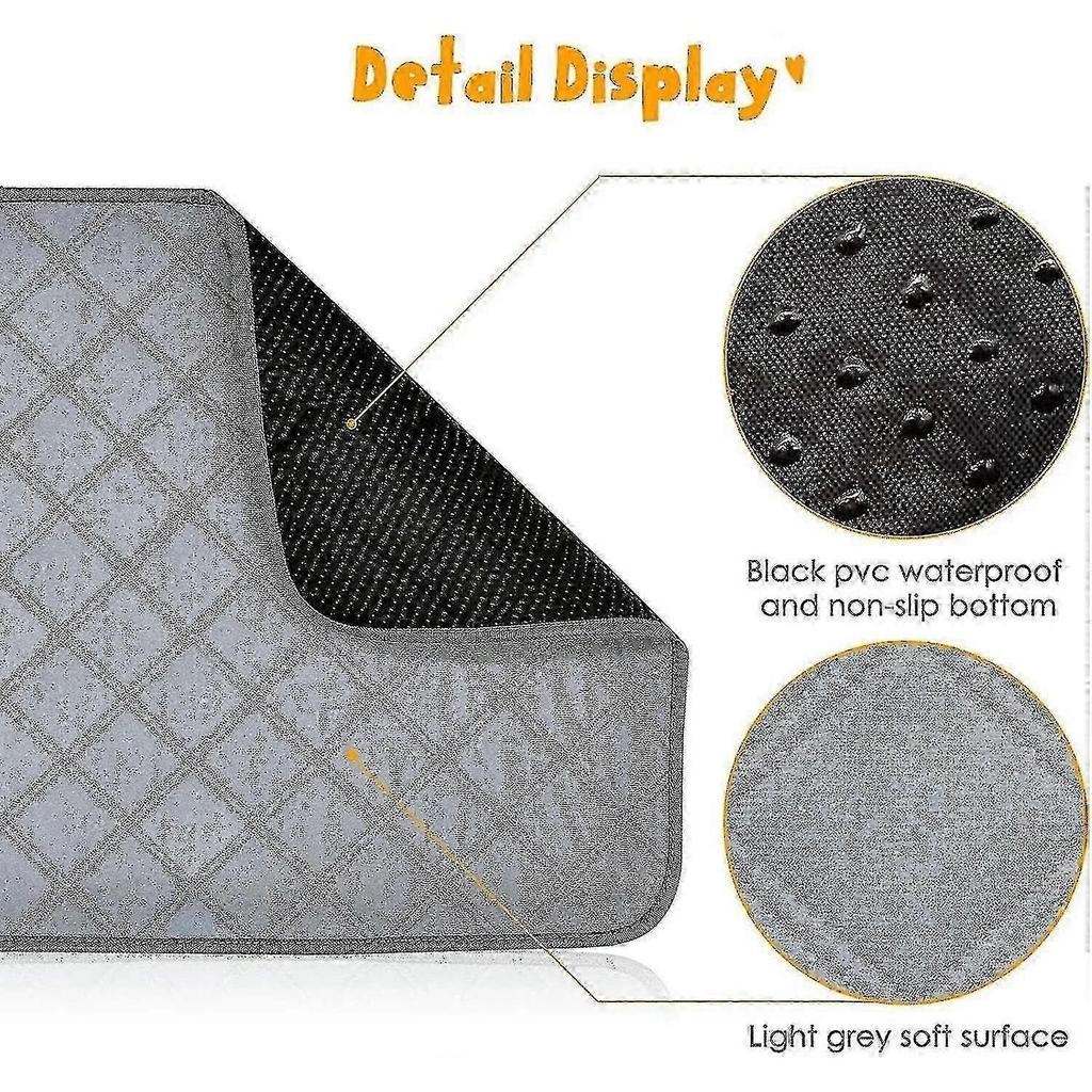 Guinea Pig Fleece Cage Liners - 2 Pack Washable Guinea Pig Pee Pads, Waterproof