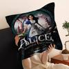 A-Alice M-Madness R-Returns Cushion Cover Car Throw Pillow Case For Sofa Car Christmas Gift 40X40Cm 45X45Cm