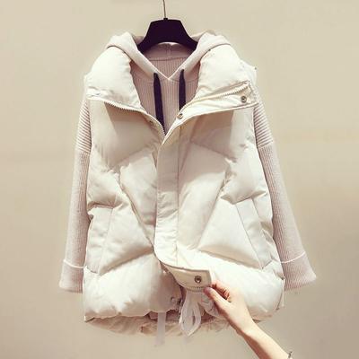 Daunenweste aus Baumwolle, vielseitige Oberbekleidung für Damen, Winter, Damen-Camisole, Frühling, koreanische Version