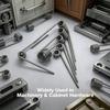 304 Stainless Steel Torsion Spring 1.2mm Wire Diameter 3 6 9 Coils V Shape Hairpin Twist Spring Industrial Hardware