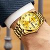 Men's Double Calendar Waterproof Quartz Watches - Luminous Business Design