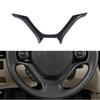For Honda Civic 9th 2012-2015 Car Inner Steering Wheel Trim Cover Button Center Panel Sticker Molding Decor Accessories