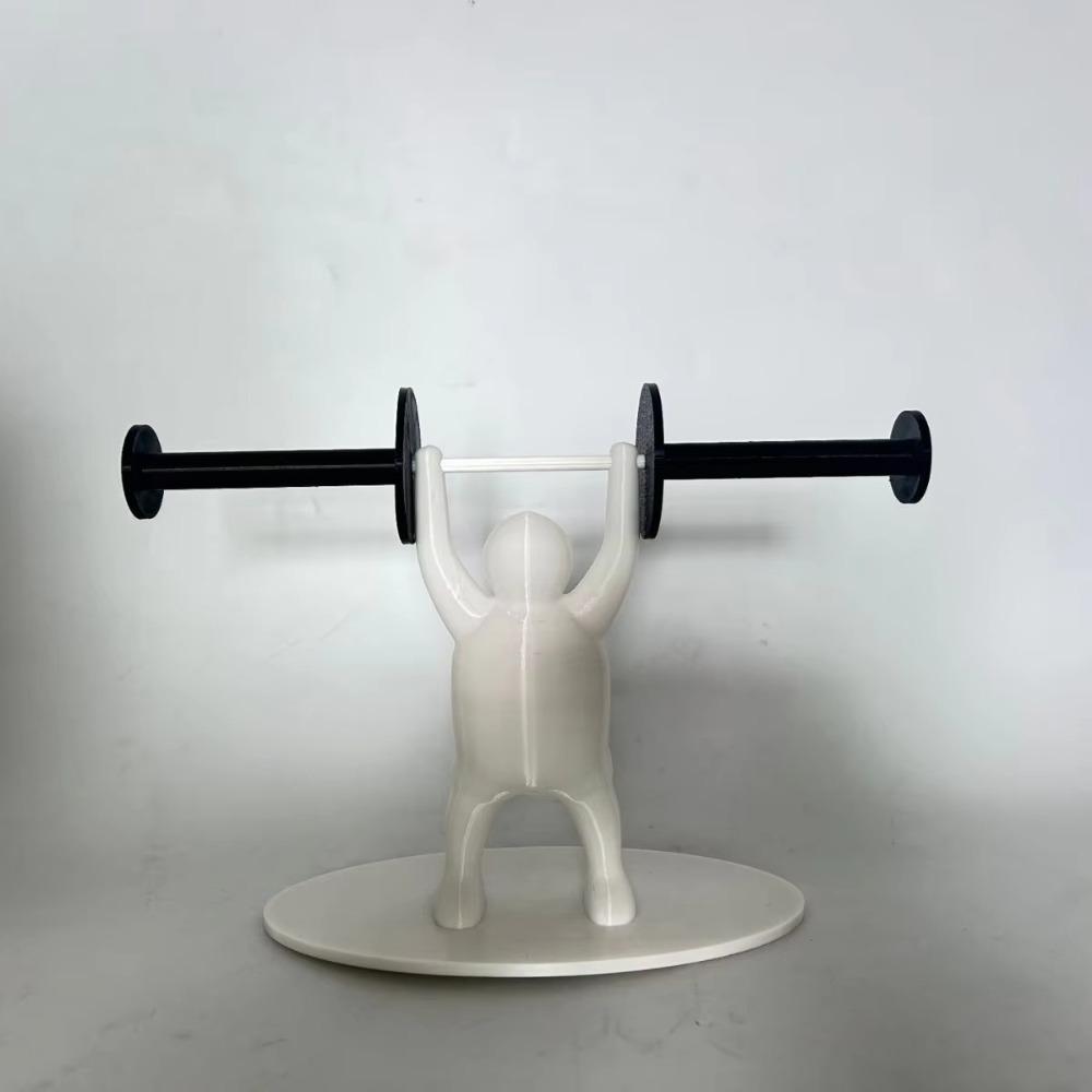 Fitness Themed Barbell Toilet Paper Holder 3D Printed Toilet Paper Rack  Bathroom Decor