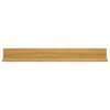 VidaXL Wandregale 2 Stk. 90x10x10 cm Massivholz Teak