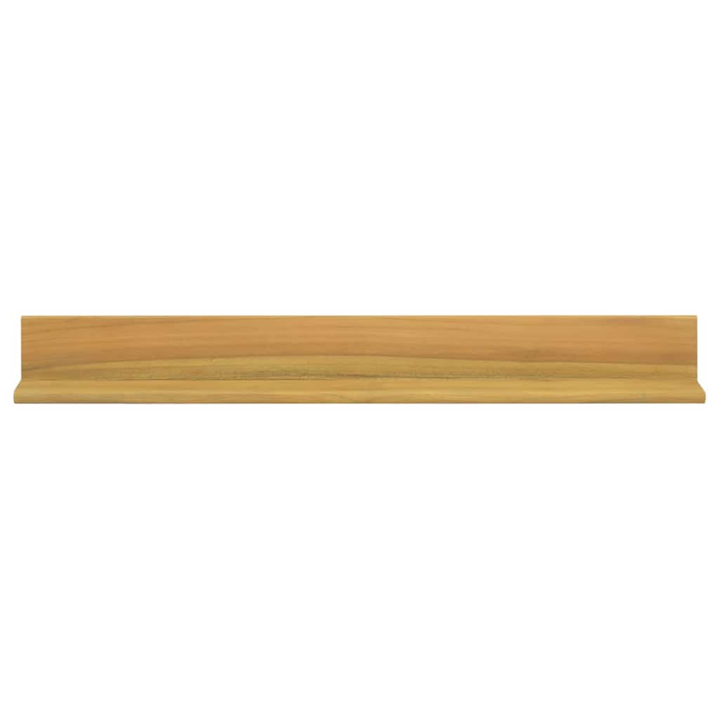 VidaXL Wandregale 2 Stk. 90x10x10 cm Massivholz Teak
