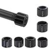 Bike Hubs Tube Shaft Skewer Cap Bicycles Thru Axles Screw Nut Aluminum-Alloy Bike Wheel Flanges Axles Nut Replacement