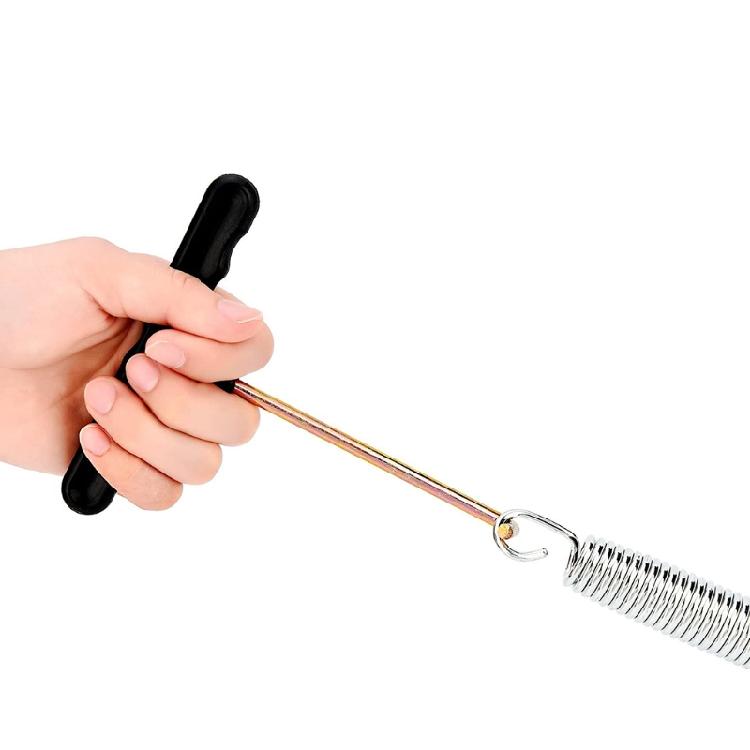 2Pcs 13cm Trampoline Spring Pull Tool T-Hook for Outdoor Mat Trampoline Install Your Jump Pad Hand Pull Tool