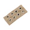 Metal Eyelets Punk Headwrap Wide Elastic Hollowed Out Eyelets Headband Rock Head Band  Punk Girl