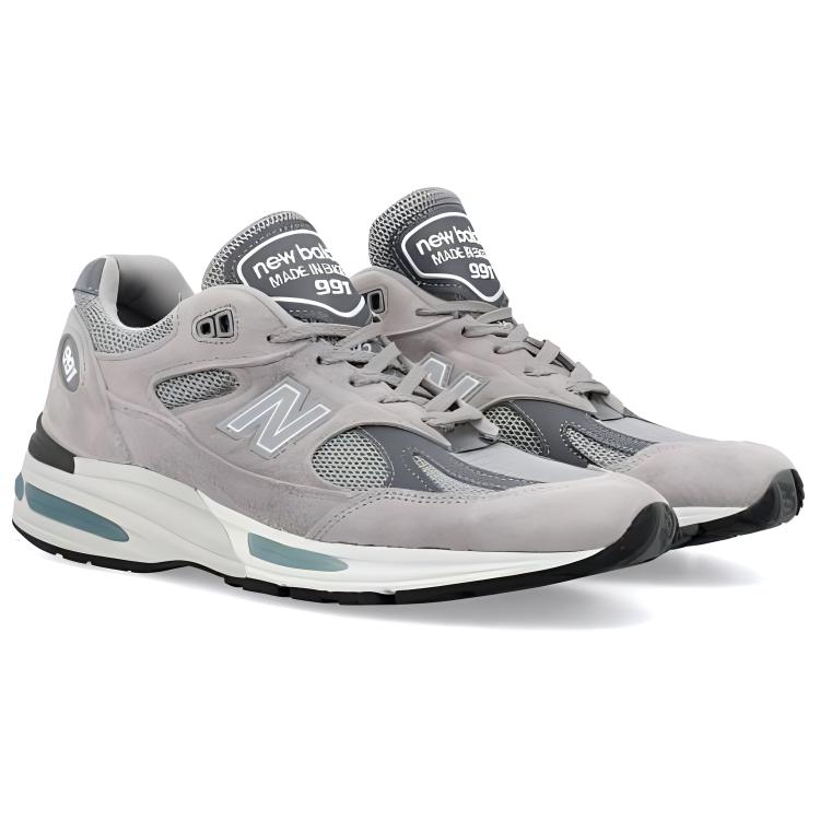 New Balance Nb 991 Comfortable Soft Durable Lightweight Low-Top Running Shoes Men Sneaker Gray U991GL2L