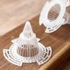 10Pcs Flower Pot Bottom Mesh Vertical Fixed Wing Tapered Grid Flower Pot Bottom Hole Mesh Gasket Garden Supplies