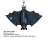 Leather Wallet 3D Bat Shape Gothic Style with Foldable Wings Wallet Compact Coin Holder