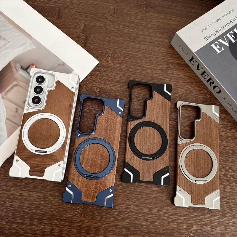 Phone Case Galaxy Z Fold8 Ultra Fold7 Metal Magnetic Stand Anti-Scratch Shockproof Heat Dissipation