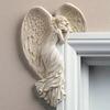 1 Pc Angel Wings Angel Door Frame Decoration Resin Guardian Angels Craft Door Frame Ornament Left Right Wings Goddess Decoration