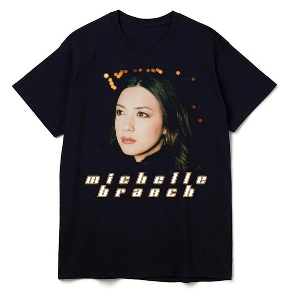 Vtg Michelle Branch Singer Heavy Cotton Black S-5XL Unisex Shirt Unisex T-Shirt L