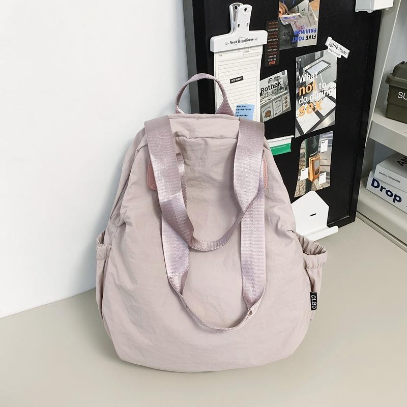 Schoolbag Korean version portable backpack female versatile leisure student make-up bag niche design shoulder bag lazy wind handbag