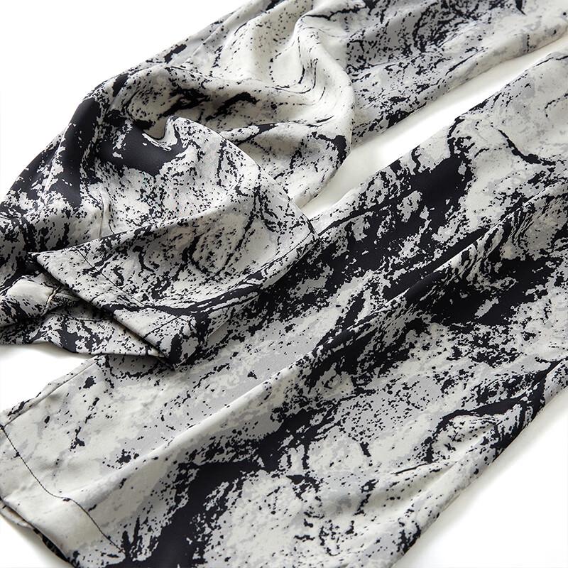 Women's 2026 Summer Ink Wash Wide-Leg Pants