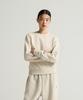 CHAMPION Women'S Small Logo Regular Fit Sweatshirt Oatmeal