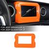 Zentrales Navigations-GPS-Panel-Zierleistenabdeckung für 18+ Jeep Wrangler JL Rubicon
