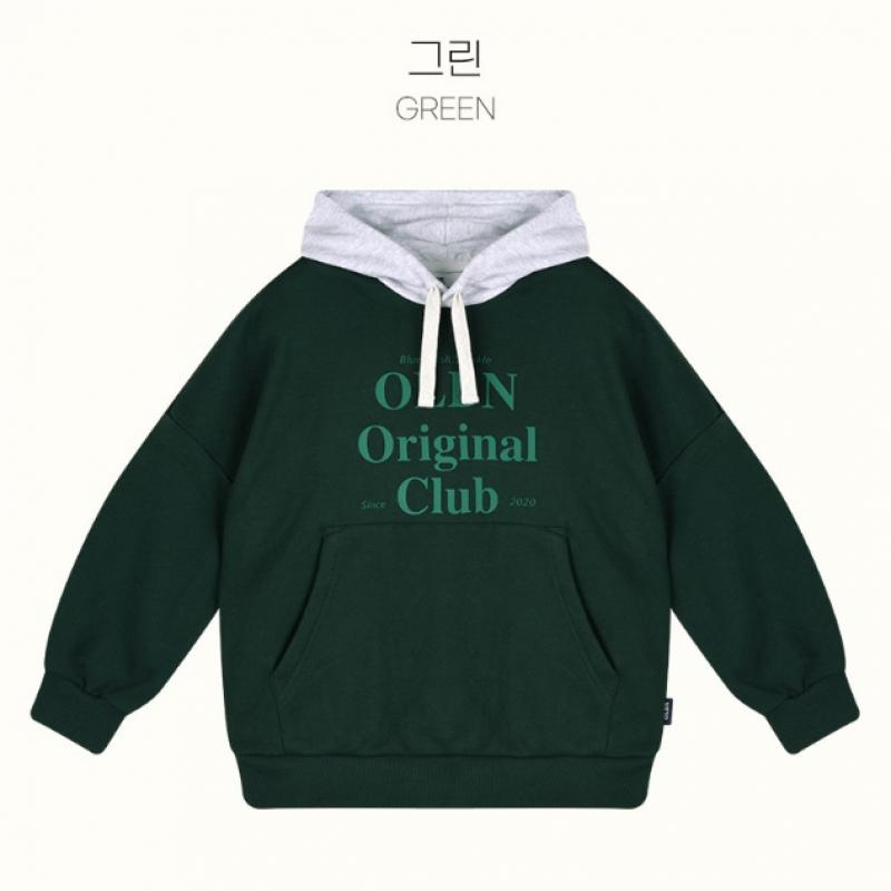  Olivan  OverfiT Kangaroo PockeT Hooded T shirT  2color 