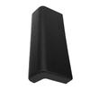 Bathtub Pillow Straight Edges Water Proof Anti Slip Soft Neck Support Spa Bathtub Headrest with Suction Cups Black