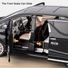 1:18 Vellfire Alphard Miniature Model Cars Toys Alloy Diecast with Light Music Vehicles Wheel Steering MPV for Boys' Edutainment