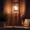 HYWHUYANG Lamp Shade, Hollow Carving Lamp Shade, Metal Cylindrical Circular Lamp Shade, Detachable Decorative Nightstand Lamp, E27 E26 Lamp Shade,