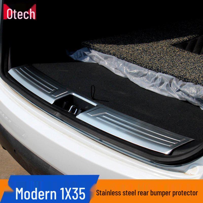 Hyundai IX35 Rear Bumper Protector Sill Strip & Trunk Guard