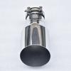 RE Exhaust Tip 304 Stainless Steel Angled Single Tube Automobile Exhaust Nozzle 2.5 Inches 4.5 Inches  Automobile Modification