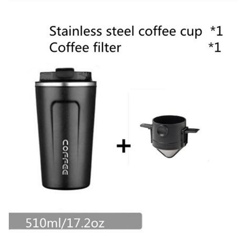 Reusable Coffee Filter Portable Coffee Travel Mug Hand-made Coffee Dripper Tea Cup Set Coffee Pot Coffeeware Camping Product