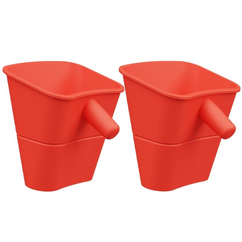 Silicone Flexible Baking Flour Funnel Stand Mixer Attachment Plastic Powder Funnel Flexible for Mixer Accessories