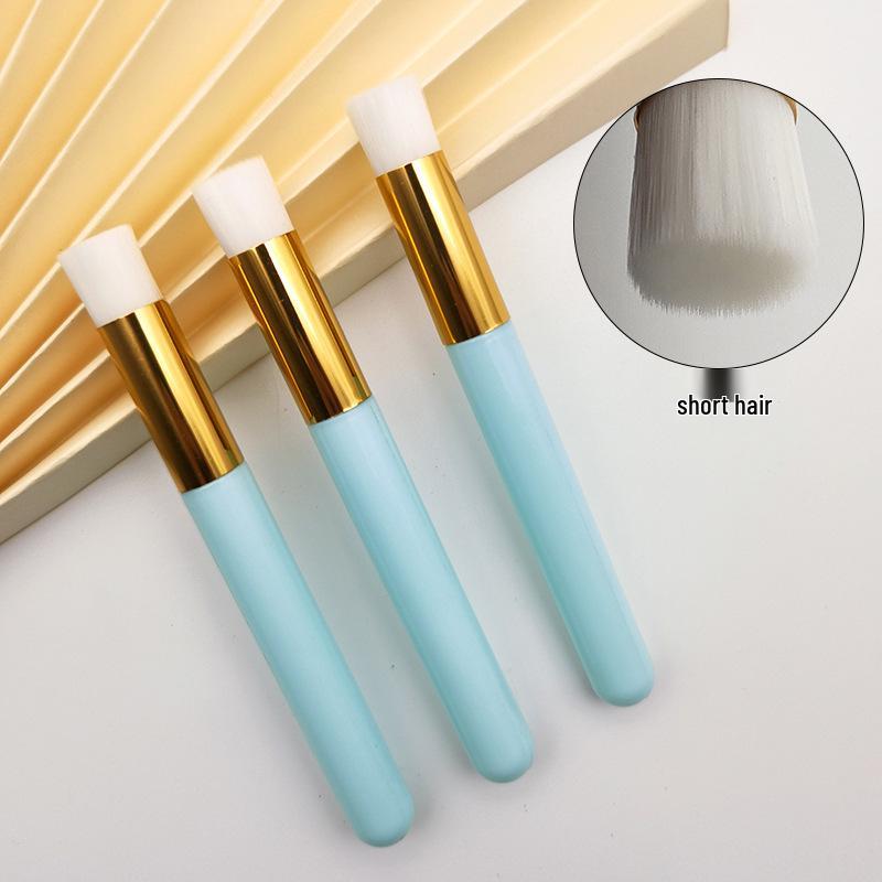 Angled Nose Shadow & Eyelash Cleaning Brush - Blackhead Remover, Makeup & Beauty Tool