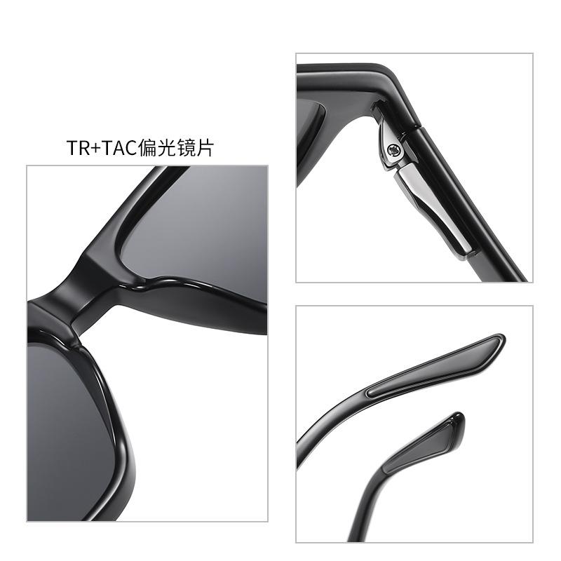 Ultra Light TR90 Sunglasses for Men Polarized Glasses Women Driving Goggle Gradient  Square Sunglasses Eyewear