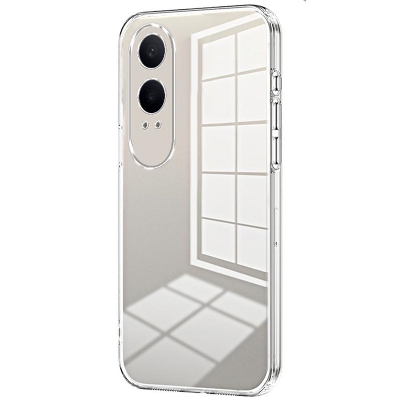 

Для OnePlus Nord CE4 Lite 5G/Oppo K12x 5G (Китай) Чехол с гальваническим покрытием, дизайн, мягкий ТПУ, ударопрочный чехол для телефона Transparent