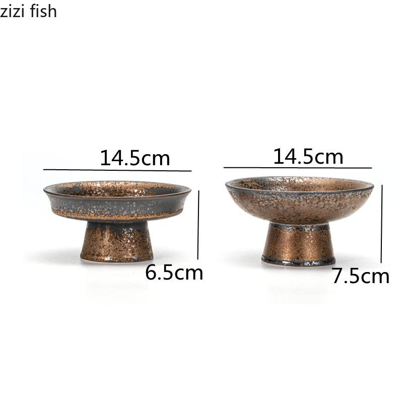 Farfurie Ceramică Picioare Înalte Tavă Răcoritoare Farfurie Fructe Tavă Gustări Formă Tort Suport Tort Farfurii Dim Sum Bol Desert Farfurii Servire