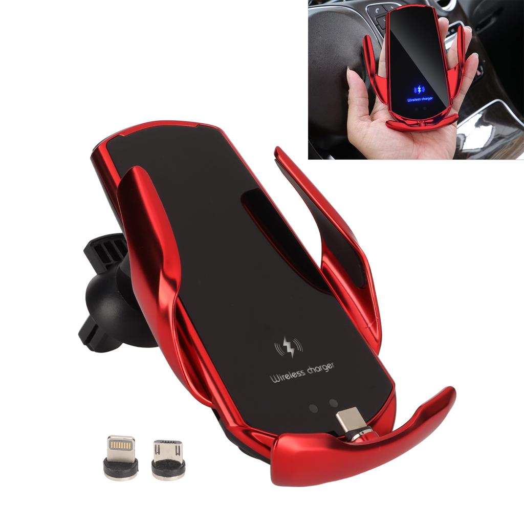 Smart Sensor Car Wireless Magenetic     Vent Mount Holder   15W Cell Phone Fast Charging