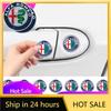 Car Stickers For Alfa Romeo 2/5/10pcs Car Door Lock Keyhole Protection Stickers Emblem For Alfa Romeo 159 Giulietta Giulia 147 M