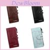 Minimalist Pu Leather Long Wallet With Magnetic Closure And Multiple Card Slots For Daily Use