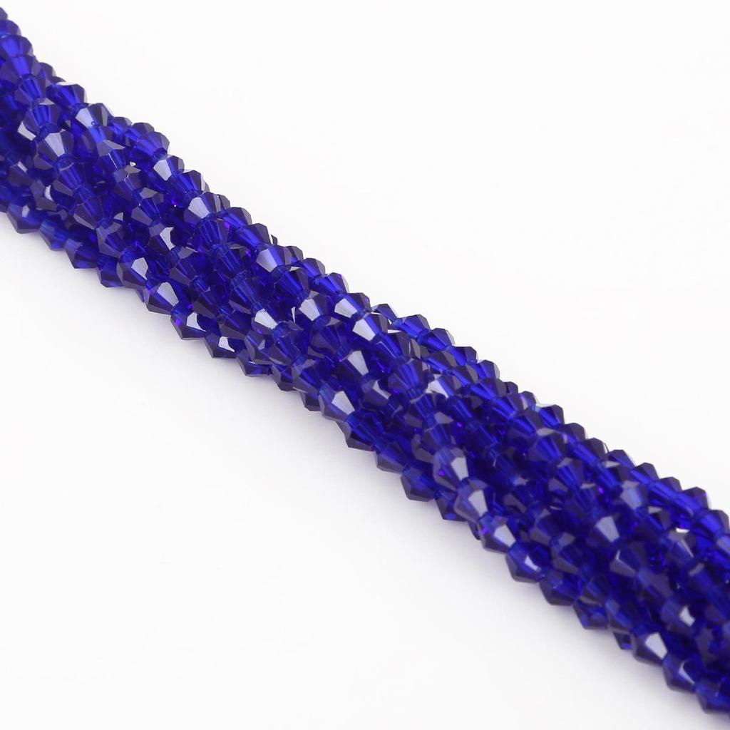 4mm Rhombus Glass Crystal Beads for DIY Jewelry Making