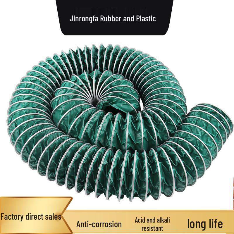 Fireproof, High-Temperature Resistant Ventilation Duct with Steel Wire and Telescopic Design