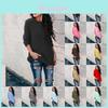 Women's Arctic Velvet Sweater Coat Cozy Crew Neck Pullover Blouse Ideal For Fall Winter