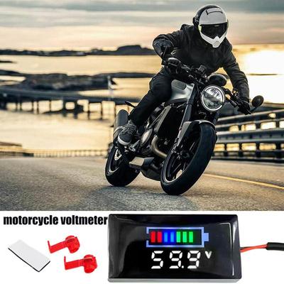 DC12V-150V Battery Capacity Indicator LCD Motorcycles Battery Chare Level Indicator Battery Capacity Meter Voltage Meter Tester