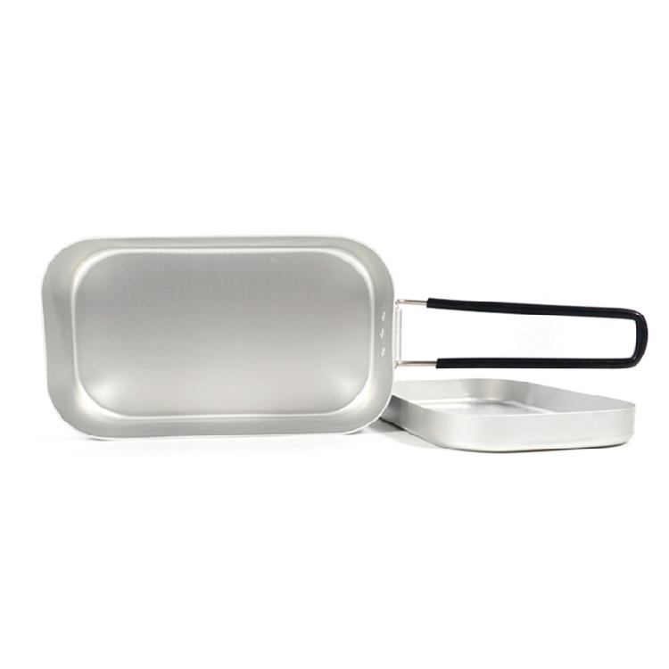 Contenitore per Pranzo in Alluminio con Manici Scatola Pranzo Isolante da Esterno per Bambino Adulto